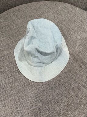 Steve Madden Light Blue Denim Bucket Hat